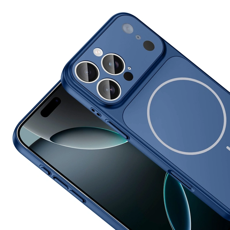 Apple iPhone 12 Pro Max Kılıf Zore M-Safe Şarj Özellikli Kamera Korumalı Formen Kapak