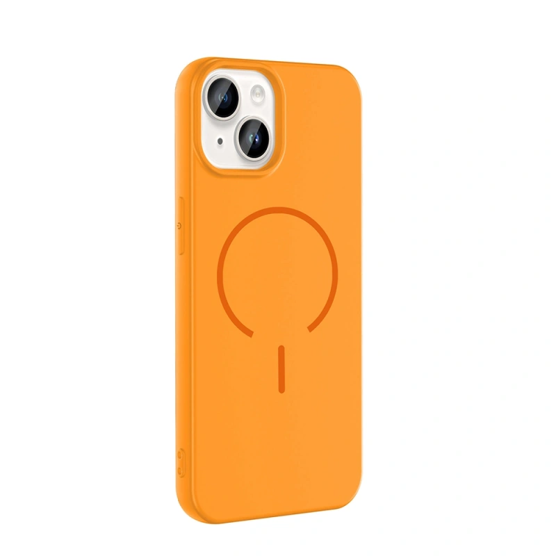 Apple iPhone 13 Kılıf M-safe Şarj Özellikli Zore Meta Kapak