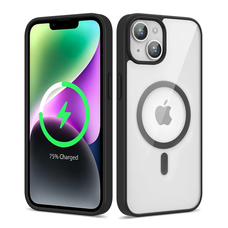 Apple iPhone 13 Kılıf M-safe Wireless Şarj Özellikli Silikon Zore Ege Kapak