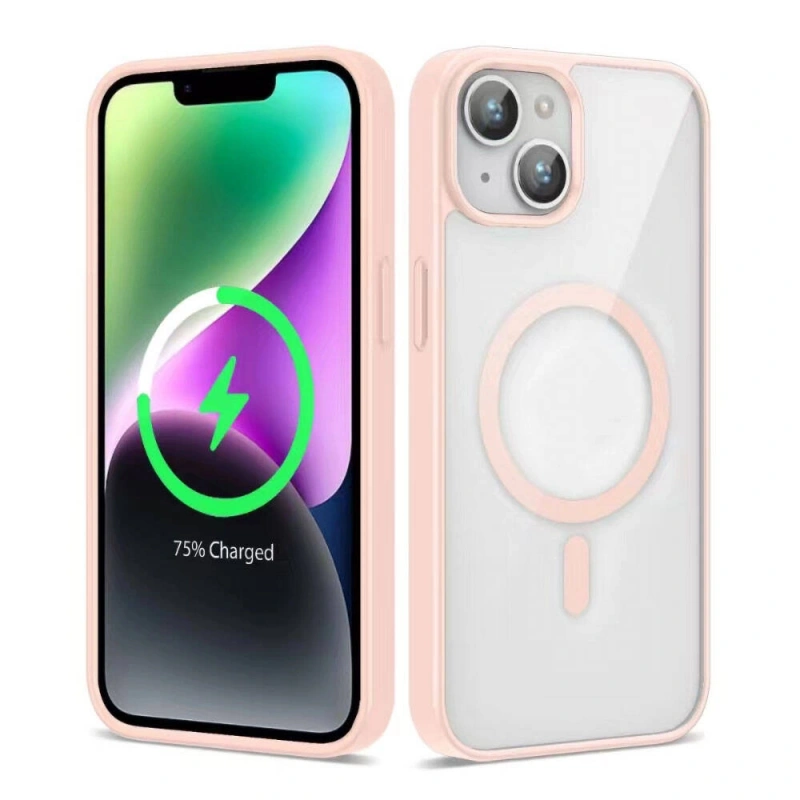 Apple iPhone 13 Kılıf M-safe Wireless Şarj Özellikli Silikon Zore Ege Kapak