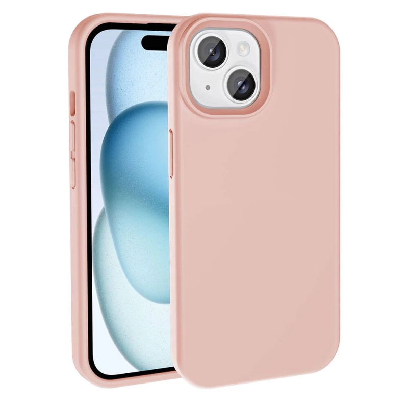 Apple iPhone 13 Kılıf M-safe Şarj Özellikli Sıvı Teknolojili Silinebilir Sert Zore Kivi Kapak