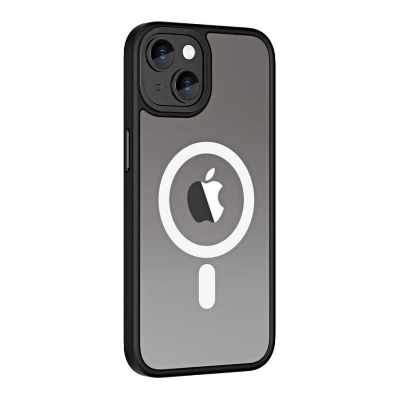 Apple iPhone 13 Kılıf Wireless Şarj Özellikli Zore Hibrit M-safe Kapak