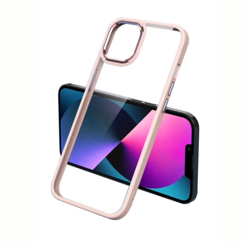 Apple iPhone 13 Kılıf Zore Krom Kapak