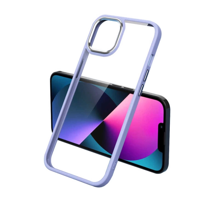 Apple iPhone 13 Kılıf Zore Krom Kapak