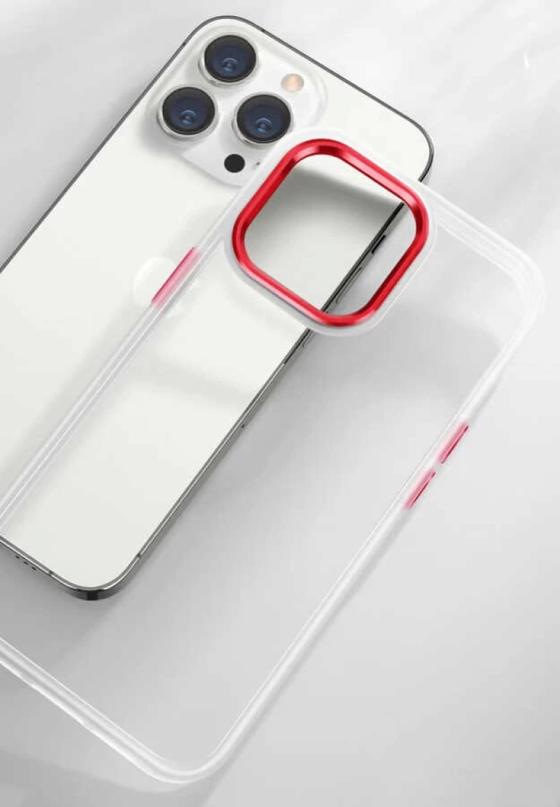Apple iPhone 13 Kılıf Zore Krom Kapak