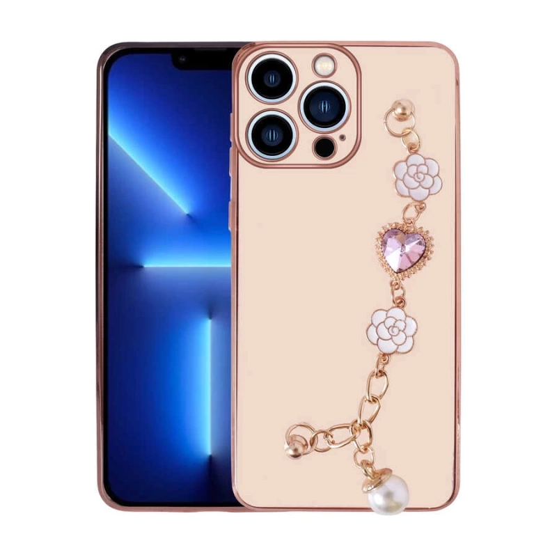Apple iPhone 13 Pro Kılıf El Tutamaçlı Kamera Korumalı Zore Taka Silikon Kapak