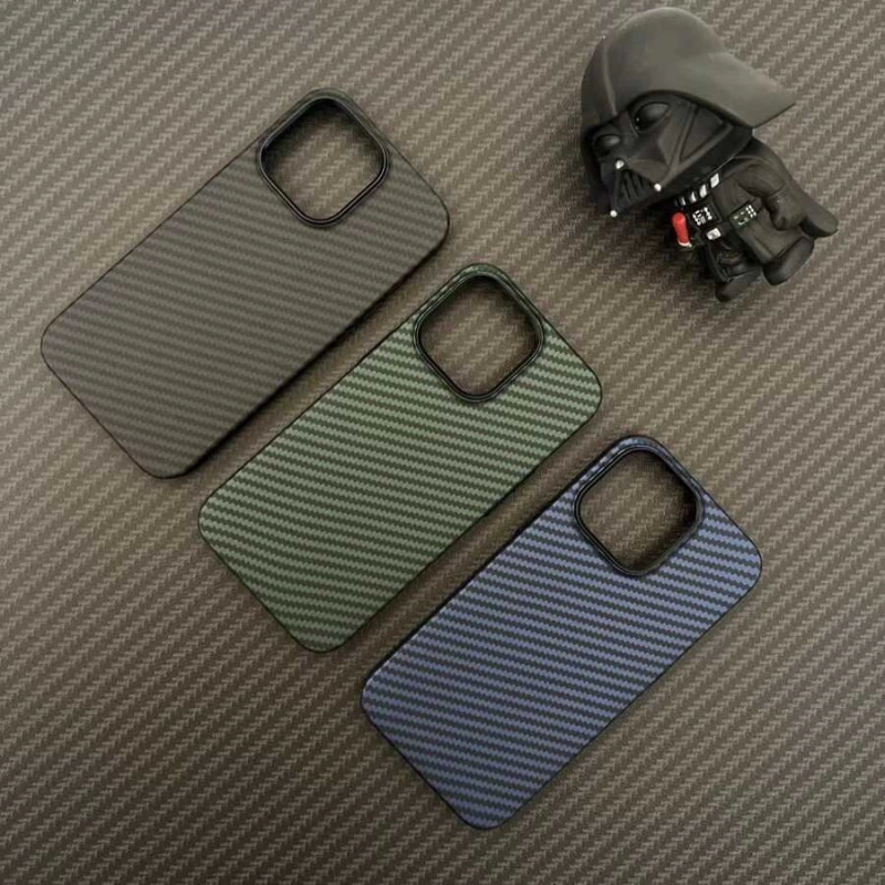 Apple iPhone 13 Pro Kılıf Karbon Fiber Tasarımlı Zore Karbono Kapak