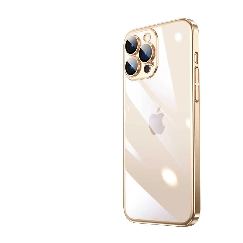 Apple iPhone 13 Pro Kılıf Sert PC Renkli Çerçeveli Zore Riksos Kapak