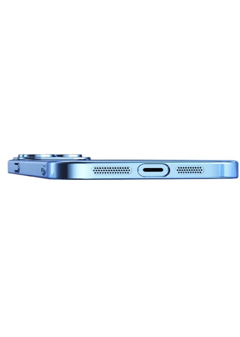 Apple iPhone 13 Pro Kılıf Sert PC Renkli Çerçeveli Zore Riksos Kapak