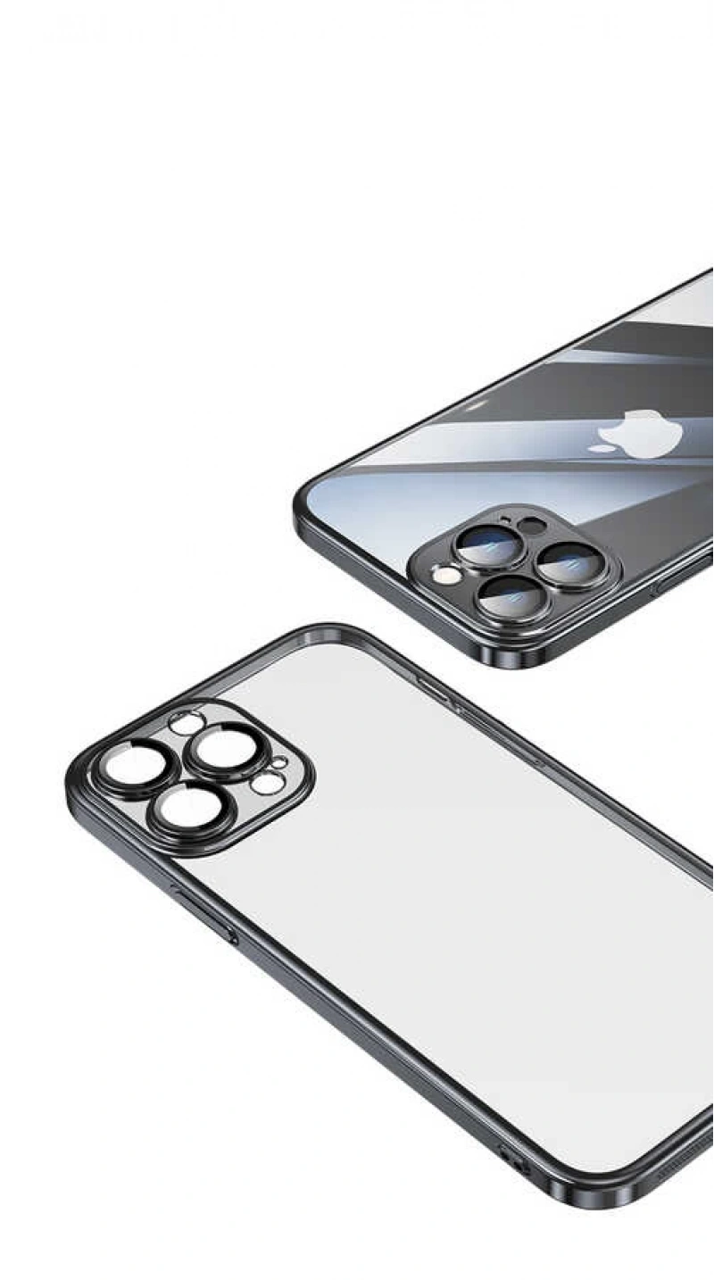 Apple iPhone 13 Pro Kılıf Sert PC Renkli Çerçeveli Zore Riksos Kapak