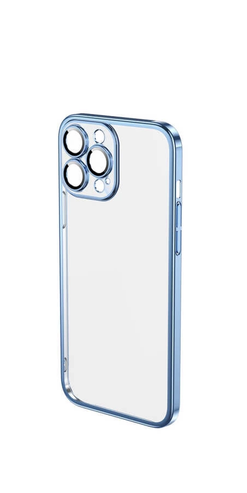 Apple iPhone 13 Pro Kılıf Sert PC Renkli Çerçeveli Zore Riksos Kapak