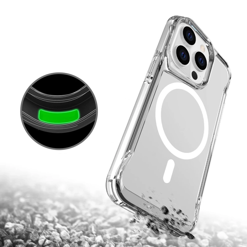 Apple iPhone 13 Pro Kılıf Zore M-safe Şarj Özellikli T-Max M-safe Kapak