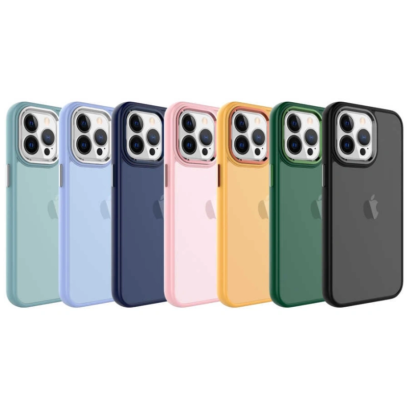 Apple iPhone 13 Pro Max Kılıf Buzlu Sert PC Zore May Kapak