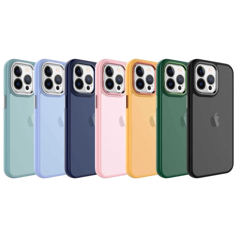 Apple iPhone 13 Pro Max Kılıf Buzlu Sert PC Zore May Kapak