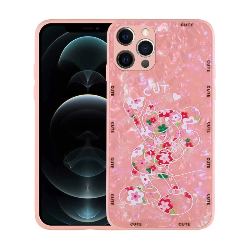 Apple iPhone 13 Pro Max Kılıf Desenli Sert Silikon Zore Mumila Kapak