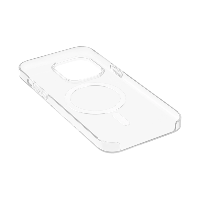 Apple iPhone 13 Pro Max Kılıf IC Çipli Zore Wireless Şarj Özellikli Şeffaf Orjin Kapak