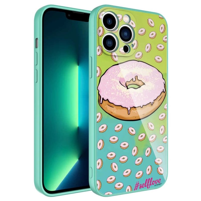 Apple iPhone 13 Pro Max Kılıf Kamera Korumalı Desenli Sert Silikon Zore Epoksi Kapak