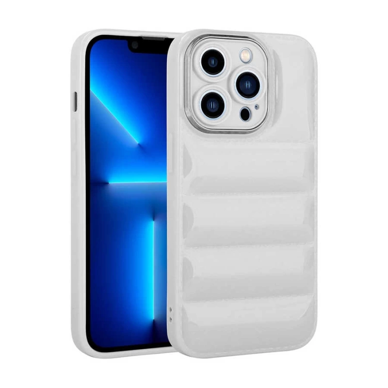 Apple iPhone 13 Pro Max Kılıf Kamera Korumalı Parlak Airbagli Zore Galya Kapak