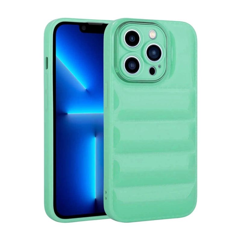 Apple iPhone 13 Pro Max Kılıf Kamera Korumalı Parlak Airbagli Zore Galya Kapak