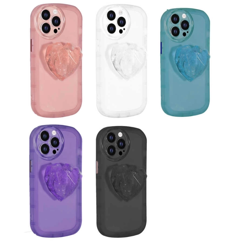 Apple iPhone 13 Pro Max Kılıf Kamera Korumalı Pop Soketli Renkli Zore Ofro Kapak