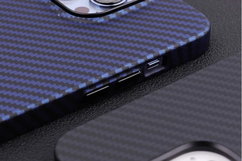 Apple iPhone 13 Pro Max Kılıf Karbon Fiber Tasarımlı Zore Karbono Kapak