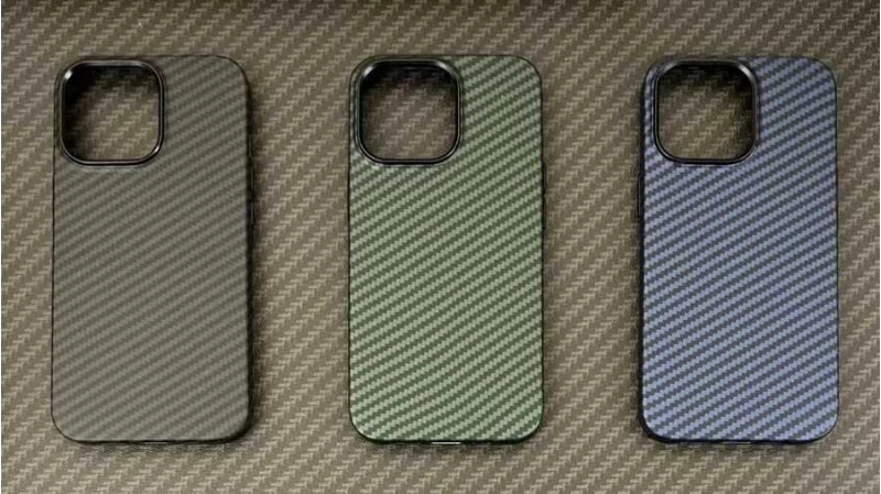 Apple iPhone 13 Pro Max Kılıf Karbon Fiber Tasarımlı Zore Karbono Kapak