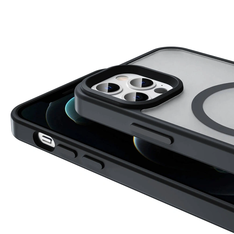 Apple iPhone 13 Pro Max Kılıf M-safe Şarj Özellikli Mat Arka Yüzey Zore Sio Kapak