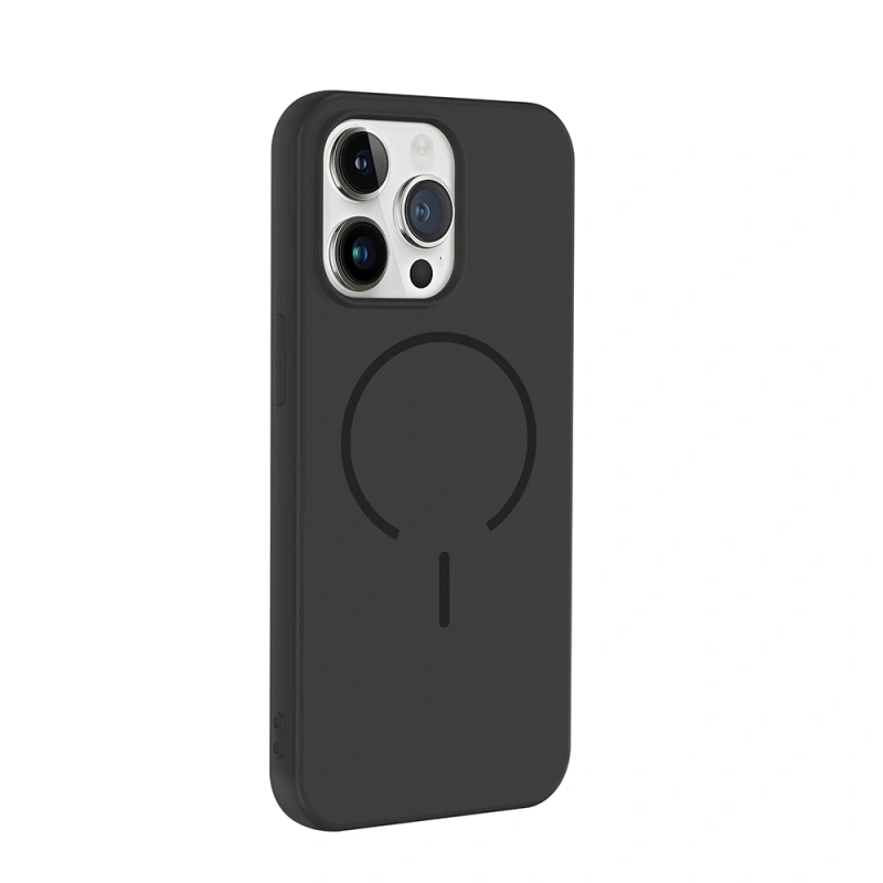 Apple iPhone 13 Pro Max Kılıf M-safe Şarj Özellikli Zore Meta Kapak