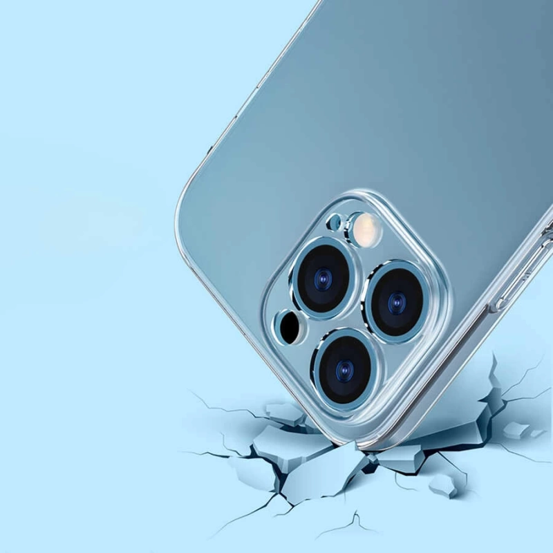Apple iPhone 13 Pro Max Kılıf Şeffaf Sert PC Zore Vayt Kapak