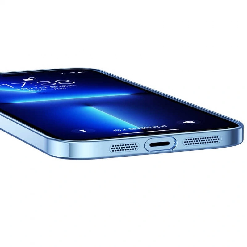 Apple iPhone 13 Pro Max Kılıf Sert PC Renkli Çerçeveli Zore Riksos Kapak