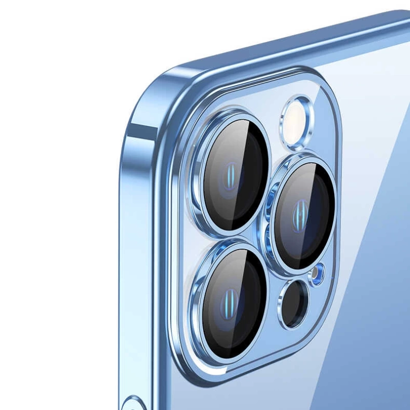 Apple iPhone 13 Pro Max Kılıf Sert PC Renkli Çerçeveli Zore Riksos Kapak