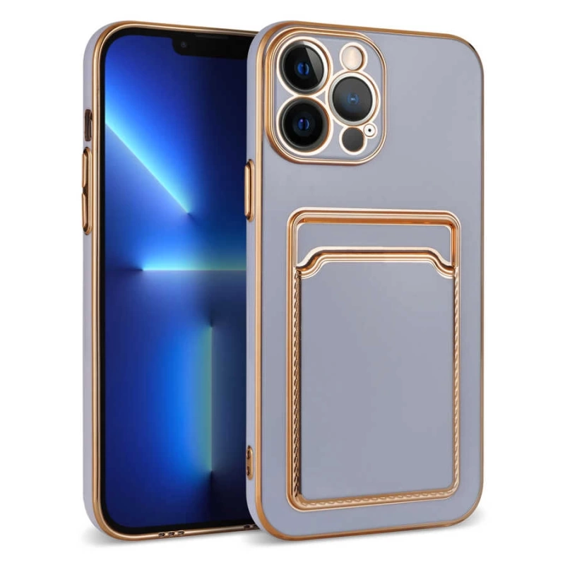 Apple iPhone 13 Pro Max Kılıf Zore Bark Kartlıklı Kapak