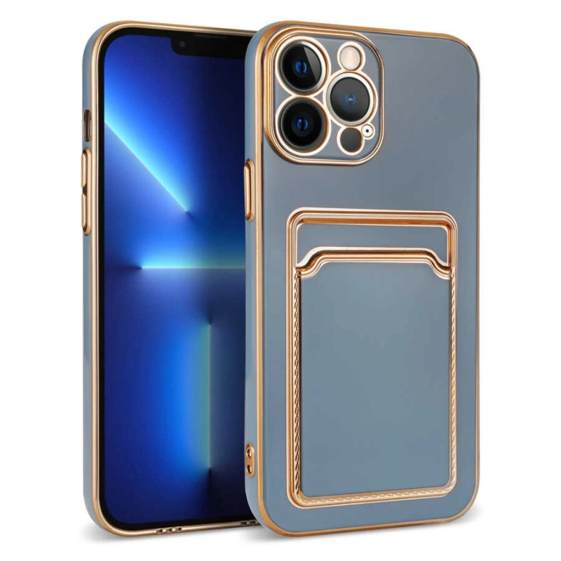 Apple iPhone 13 Pro Max Kılıf Zore Bark Kartlıklı Kapak