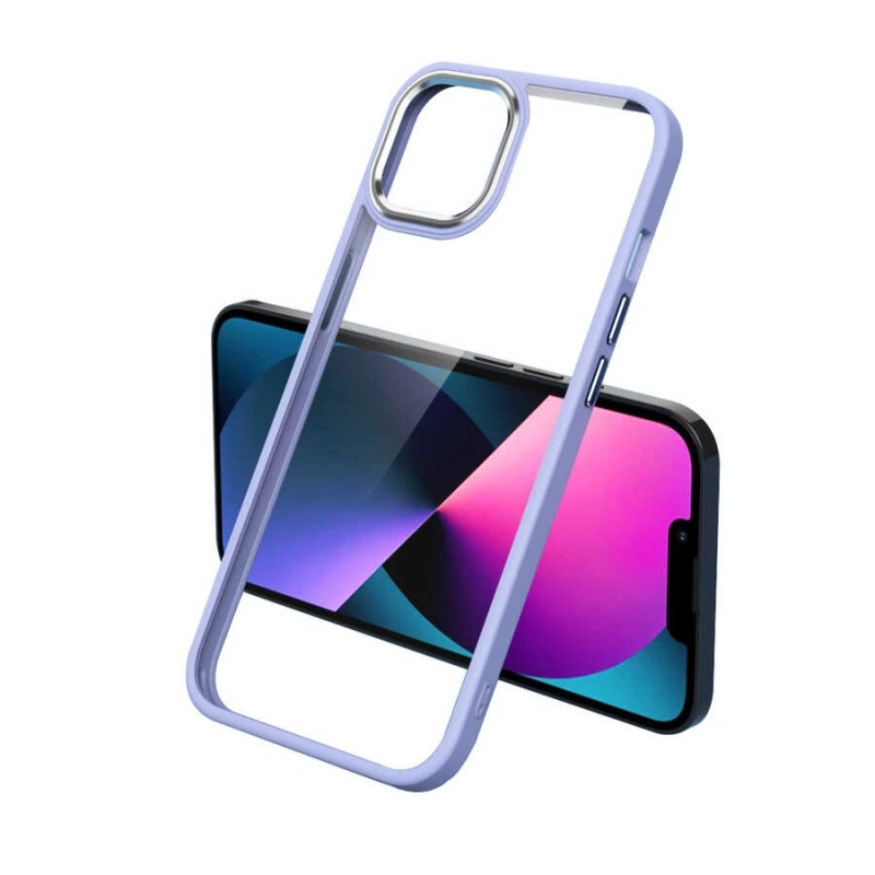 Apple iPhone 13 Pro Max Kılıf Zore Krom Kapak