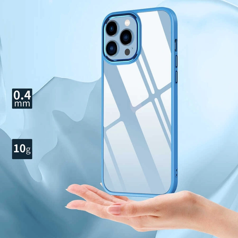 Apple iPhone 13 Pro Max Kılıf Zore Krom Kapak