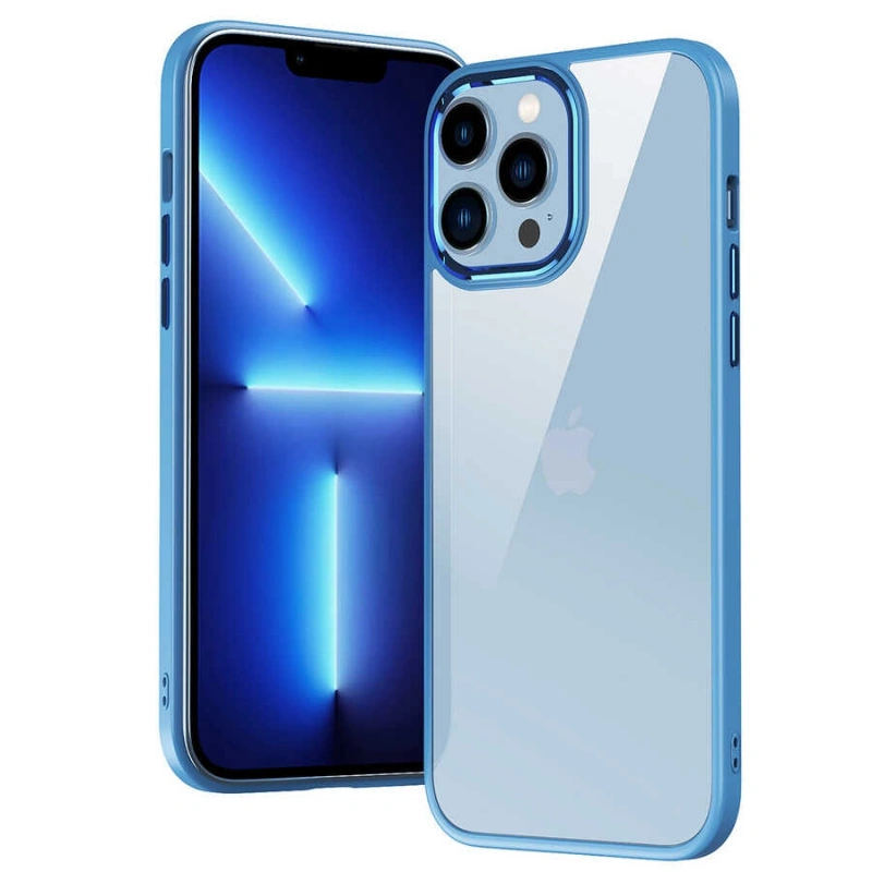 Apple iPhone 13 Pro Max Kılıf Zore Krom Kapak