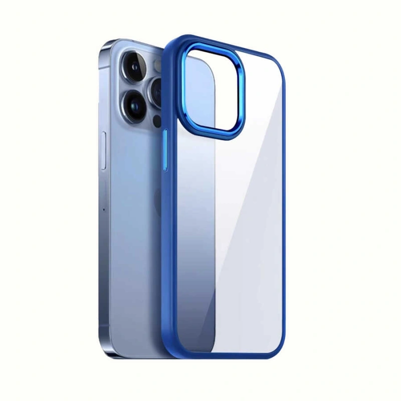 Apple iPhone 13 Pro Max Kılıf Zore Krom Kapak