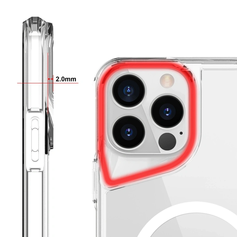 Apple iPhone 13 Pro Max Kılıf Zore M-safe Şarj Özellikli T-Max M-safe Kapak