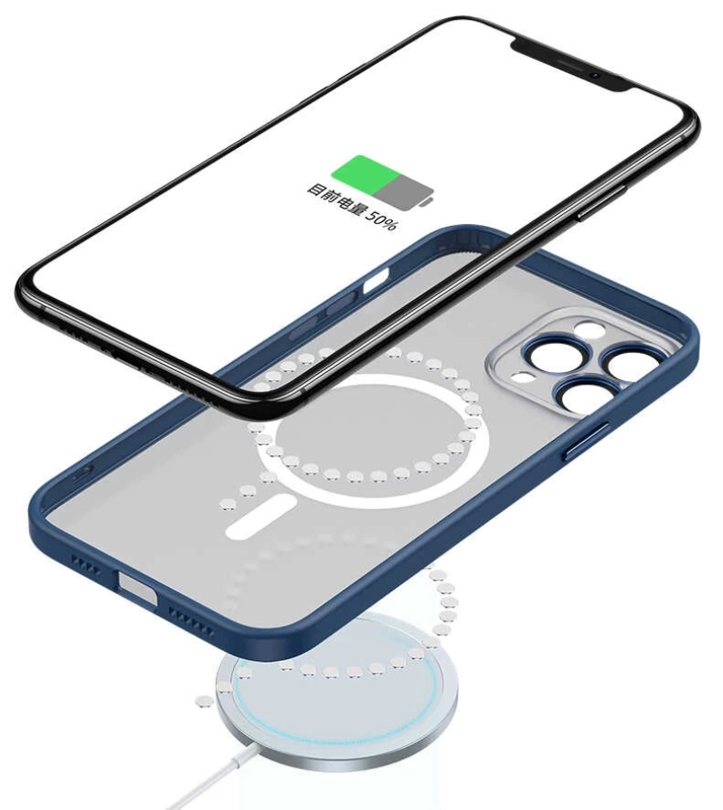 Apple iPhone 13 Pro Max Kılıf Zore Mokka Wireless Kapak