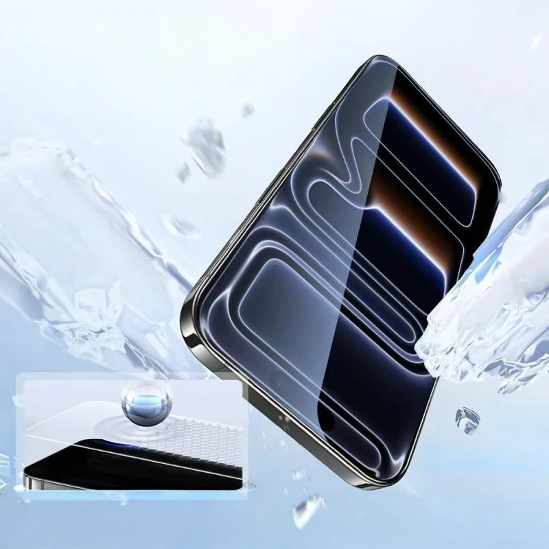 Apple iPhone 13 Pro Max Zore 2.5D Oliv HD Temperli Cam Ekran Koruyucu + Kolay Uygulama Aparatı