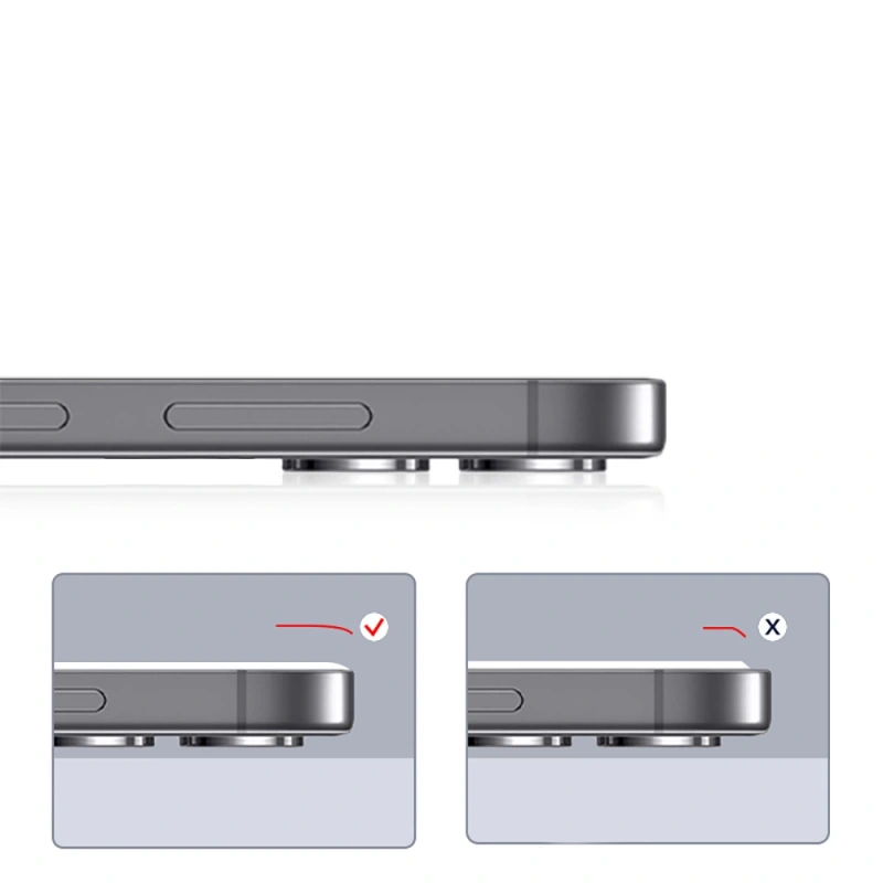 Apple iPhone 13 Zore 3D Oliv HD Temperli Cam Ekran Koruyucu + Kolay Uygulama Aparatı