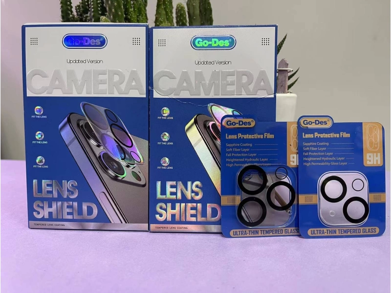 Apple iPhone 14 Go Des Lens Shield CL-14 Kamera Lens Koruyucu