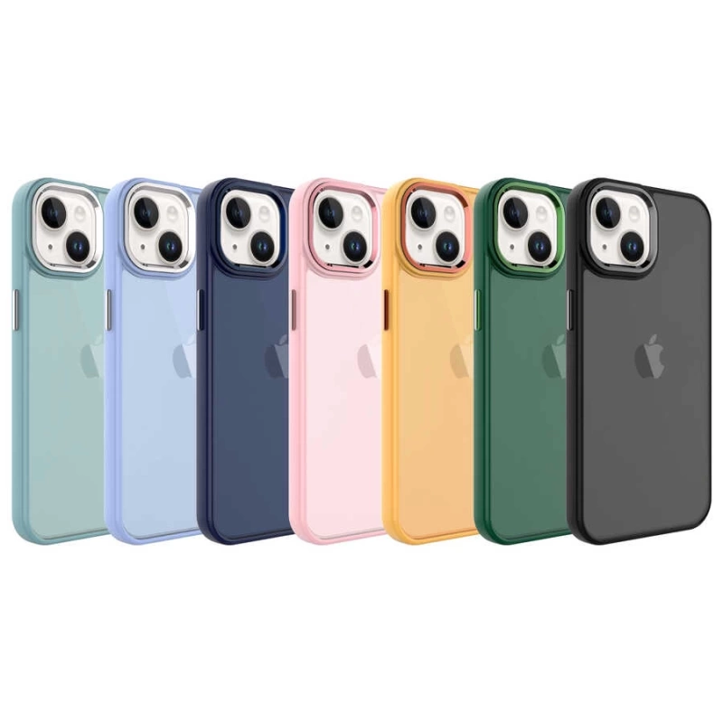 Apple iPhone 14 Kılıf Buzlu Sert PC Zore May Kapak