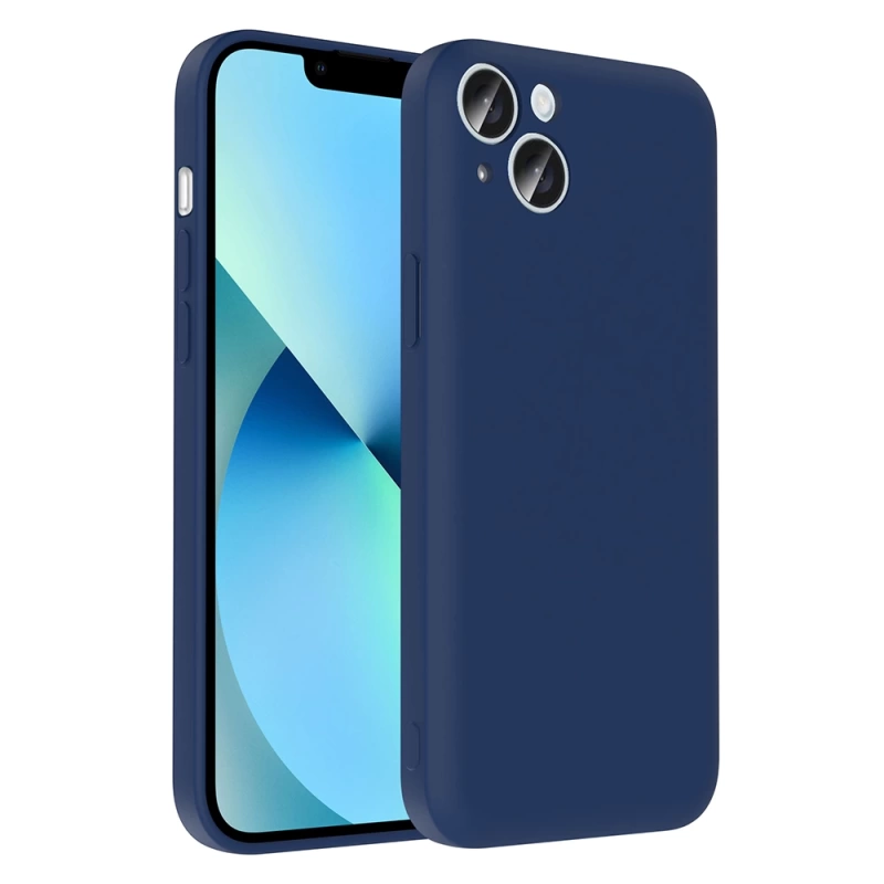 Apple iPhone 14 Kılıf Kamera Korumalı Kartlık Hazneli Zore Vitra Kapak