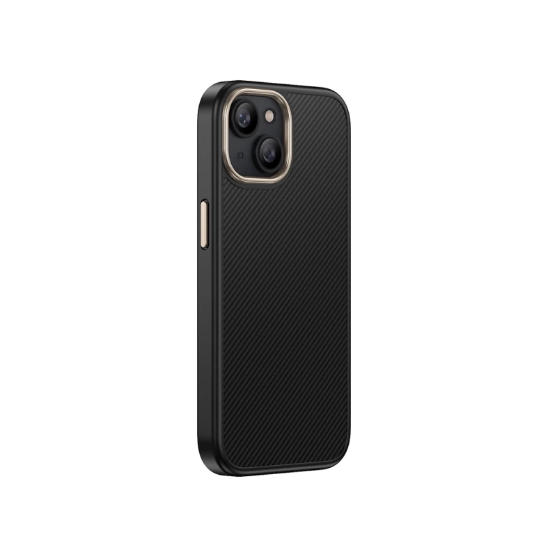 Apple iPhone 14 Kılıf M-safe Şarj Özellikli Karbon Fiber Görünümlü Zore Antina Kapak