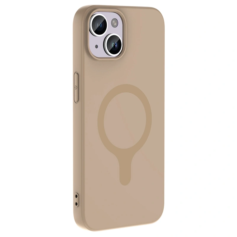 Apple iPhone 14 Kılıf M-Safe Şarj Özellikli Zore Aris Silikon Kapak