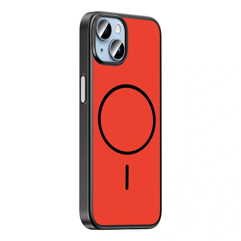 Apple iPhone 14 Kılıf M-Safe Şarj Özellikli Zore Lora PC Kapak