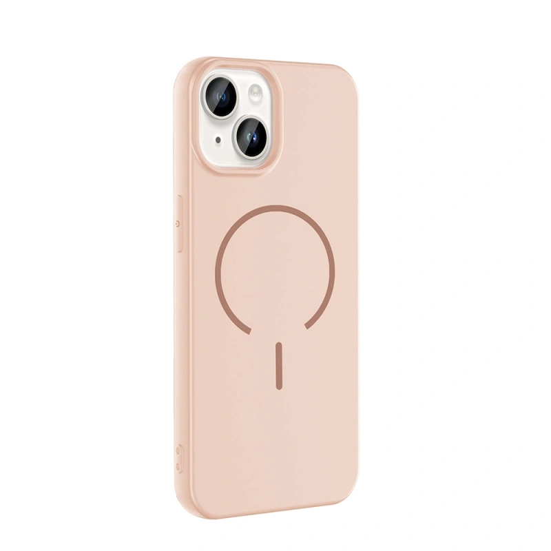Apple iPhone 14 Kılıf M-safe Şarj Özellikli Zore Meta Kapak