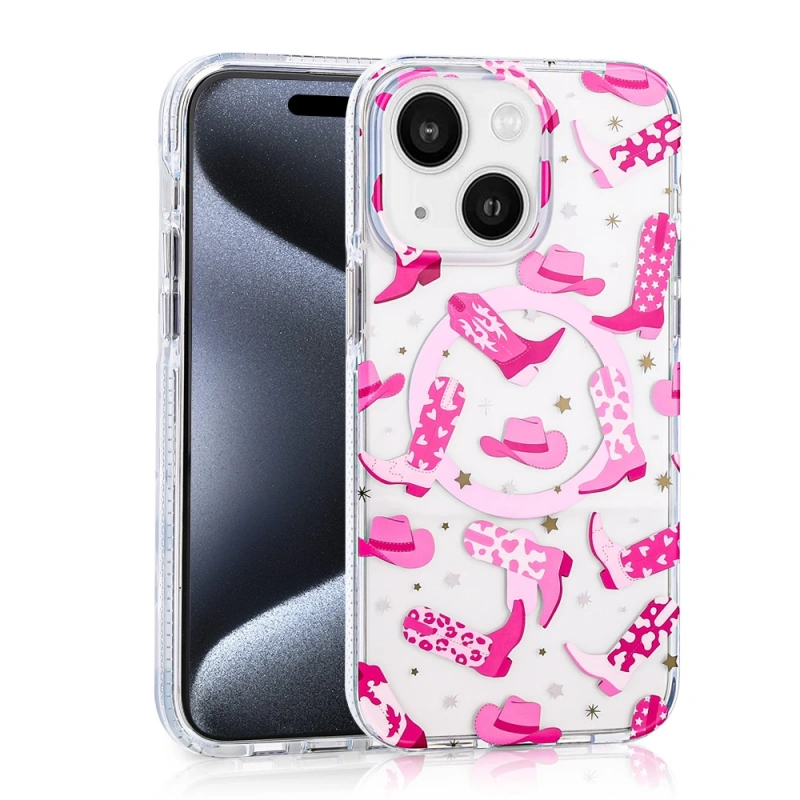 Apple iPhone 14 Kılıf M-safe Şarj Özellikli Zore Stilo Kapak