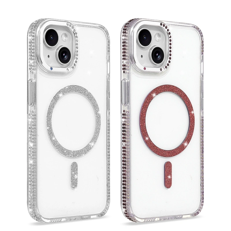 Apple iPhone 14 Kılıf M-safe Şarj Özellikli Zore Tera Silikon Kapak
